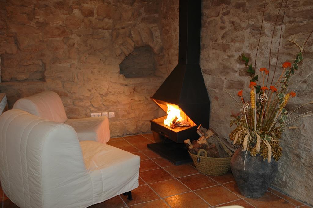 Casa Con Chimenea Y Vista Al Valle - Cal Valeriet Montsonis Extérieur photo
